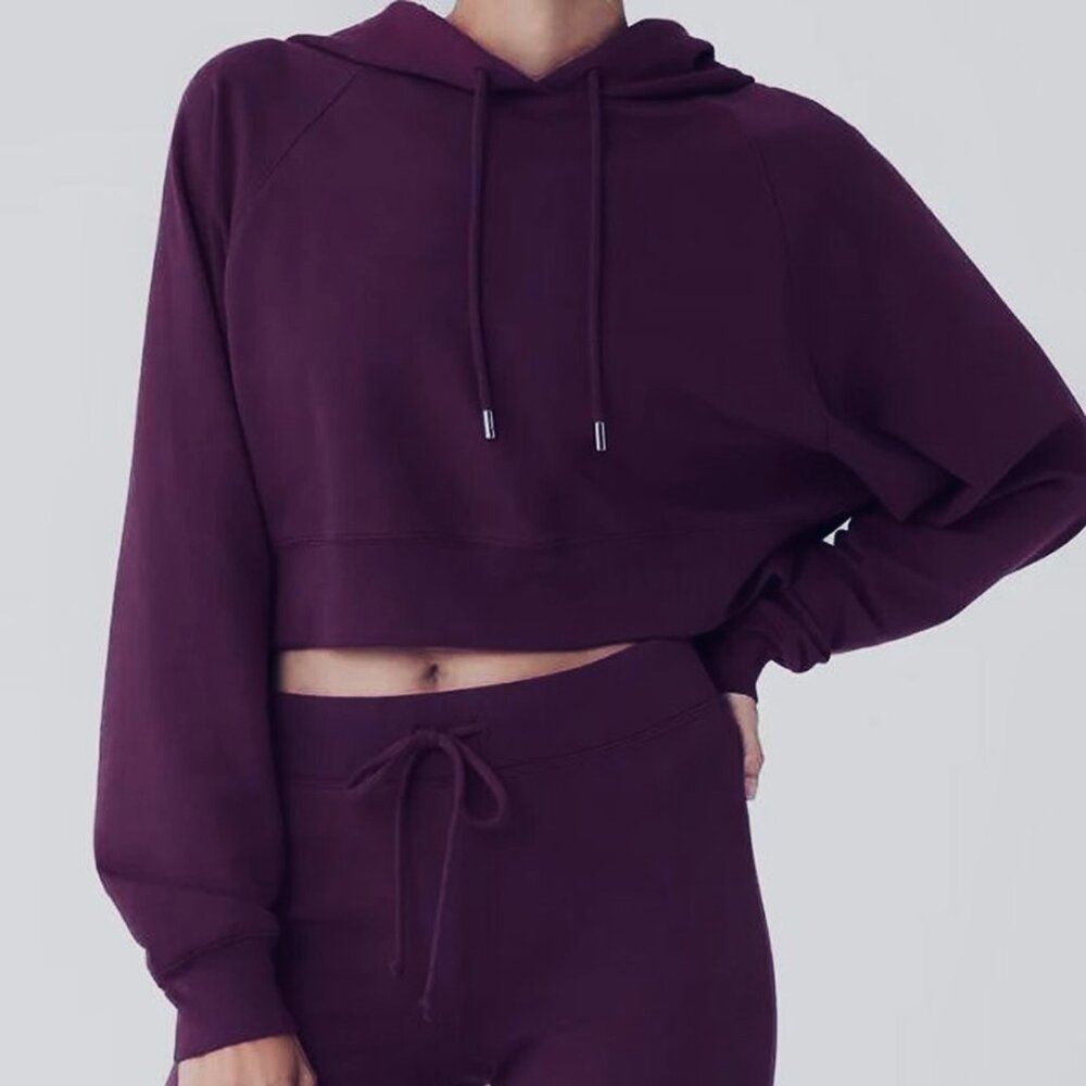 ALO Yoga Double-Take Cropped Hoodie